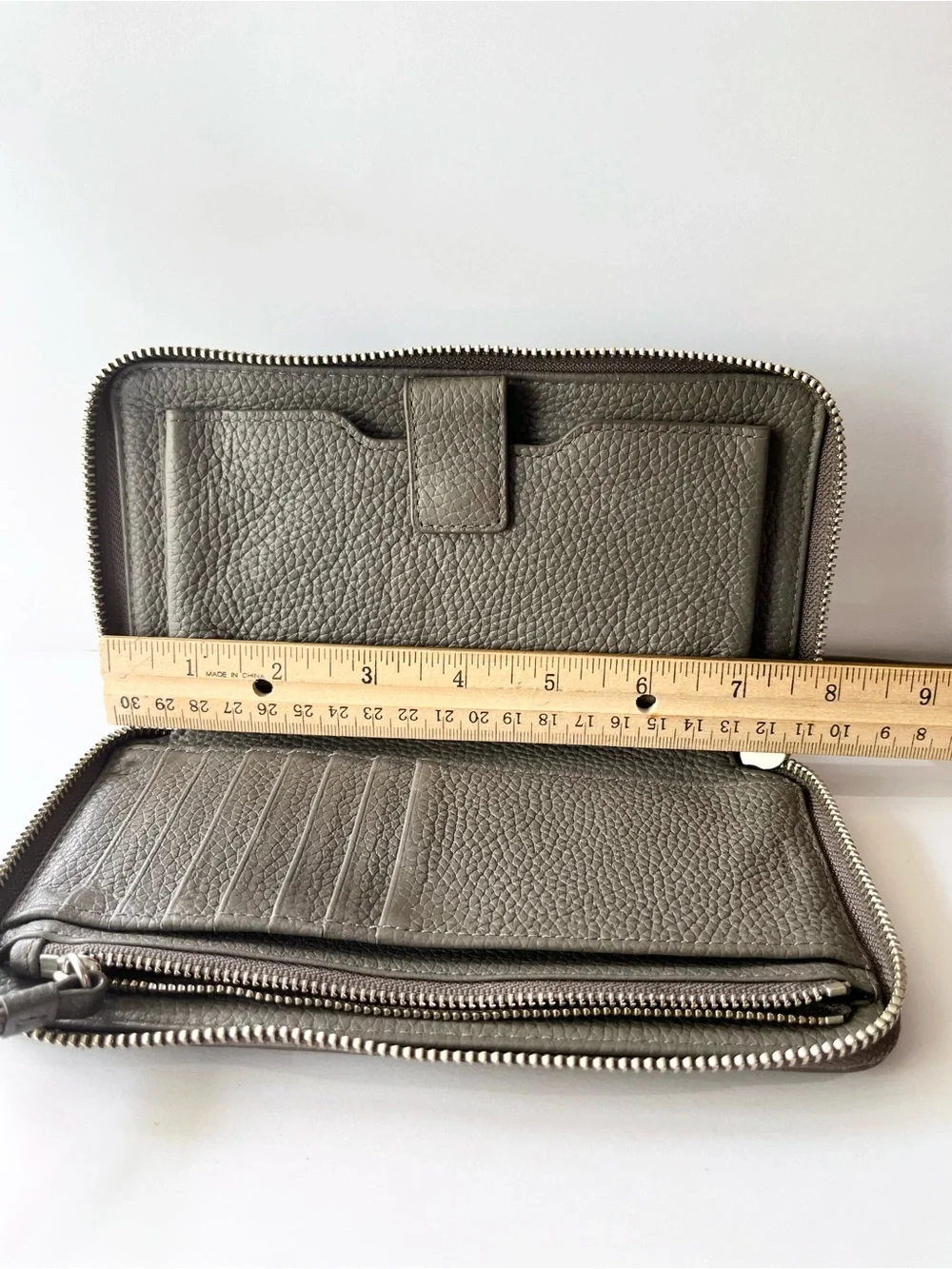 All Saints Gray Wristlet Phone Holder